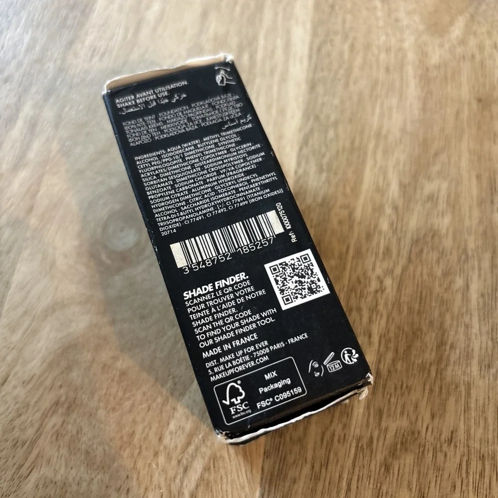Make Up For Ever HD Skin Undetectable Foundation - 2y20 New Box